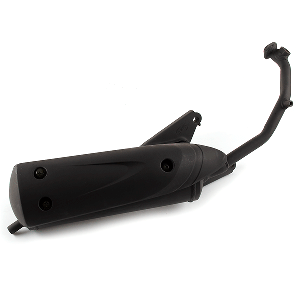 50cc Scooter Black Exhaust System for LJ50QT-N