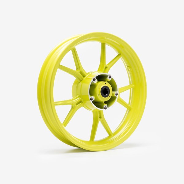 Front Fluro Yellow Wheel 16 x 3.50inch for TR125-GP2-E5