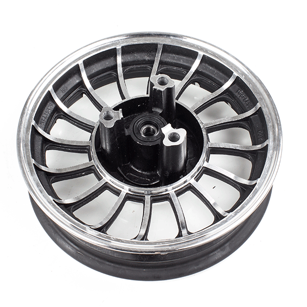 Front Silver/Black Wheel 10 x 2.50inch (Disc Brake)