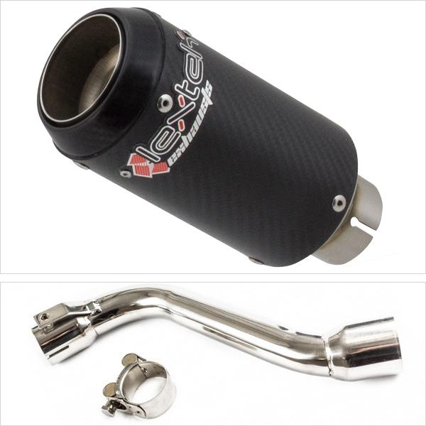 Lextek CP8C Full Carbon Exhaust 150mm with Link Pipe for Honda CRF 250L & Rally (17-20)