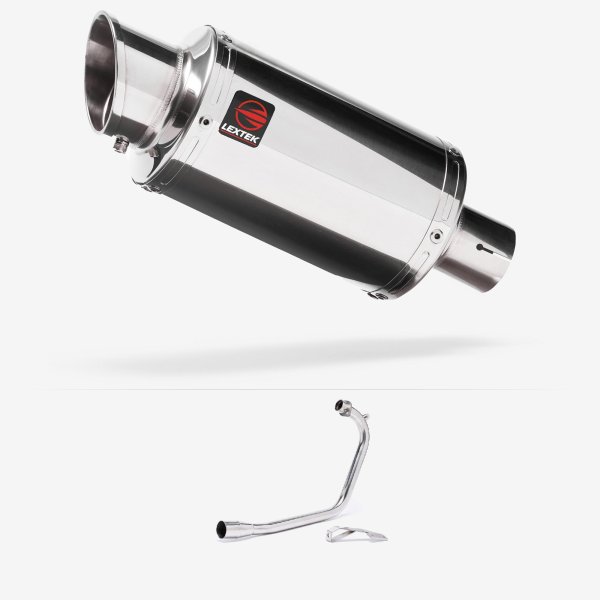 Lextek Stainless Steel YP4 Exhaust System 200mm for Lexmoto ZSB 125