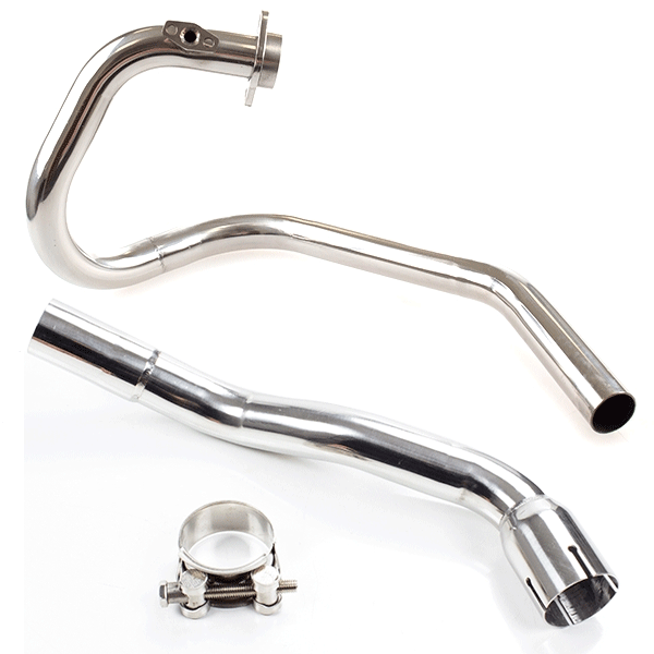 Lextek Stainless Steel Header with Link Pipe for Pulse XF250GY (2006-2015)