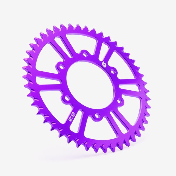 Full-E Charged Rear Sprocket 520-46T for Ultra Bee Purple