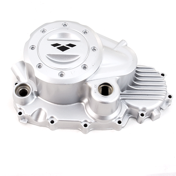 Right Silver Crankcase Cover with Lexmoto Logo for ZS125-30