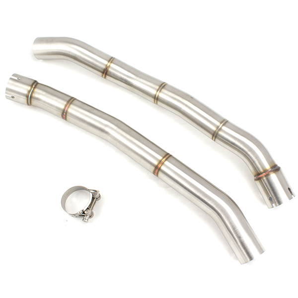 Lextek Stainless Steel Link Pipes for Kawasaki ZZR1400 (12-19)