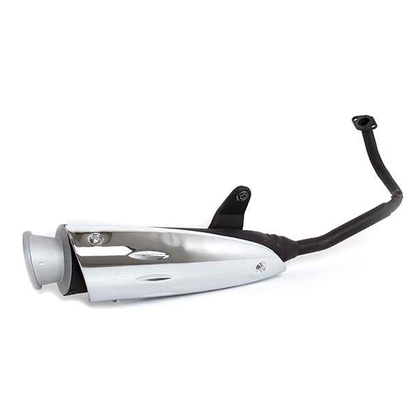 50cc Scooter Black Exhaust System for JJ50QT-17