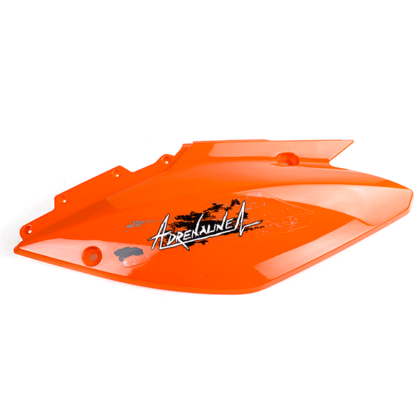 Rear Left Orange Panel with Adrenaline Decal for XF250GY
