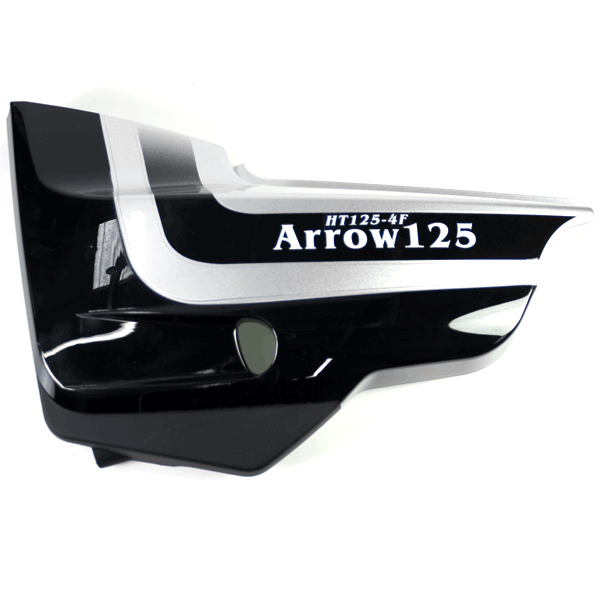 Lower Left Black Side Panel with Arrow 125 Decals for HT125-4F