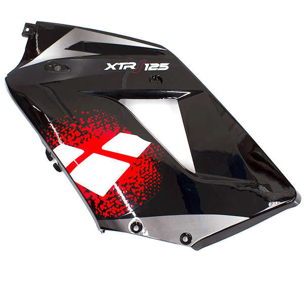 Lower Left Black Side Panel with Lexmoto Decals for KS125-24