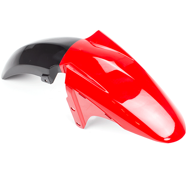 Front Red Mudguard for ZS125-48F, ZS125-48F-E4