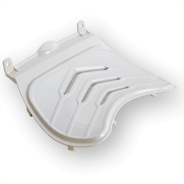 Rear White Footwell Panel - Facing Heels (Inspection Cover) W002