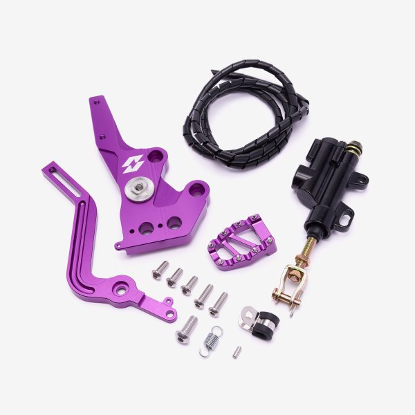 Full-E Charged Rear Hydraulic Foot Brake Purple