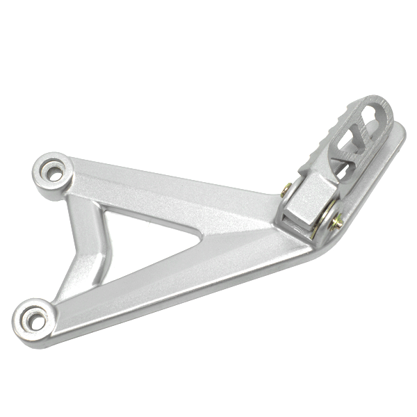 Left Pillion Footpeg with Bracket for ZS125GY-10, ZS125GY-10C