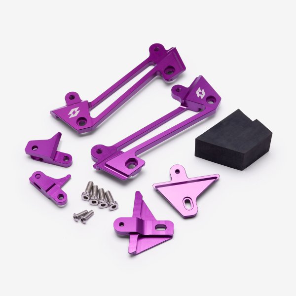 Full-E Charged Purple Seat Lift Kit Aluminium