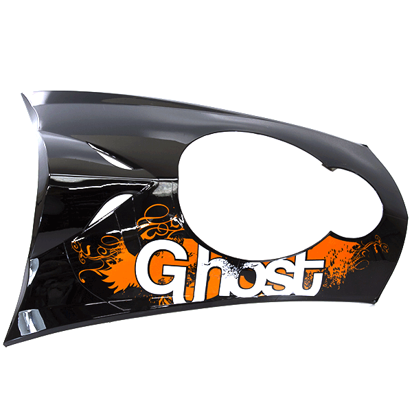 Black Headlight Panel with Decal for DFE50QT-F