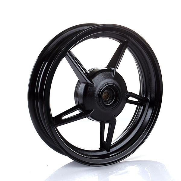 Rear Black Wheel 12 x 2.50inch for LJ50QT-N, LJ50QT-9M, LJ50QT-6L, LJ50QT-9M-E5, LJ50