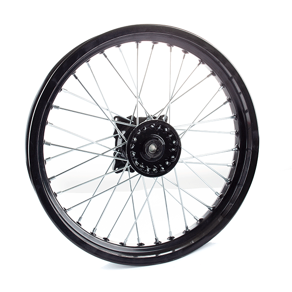 Front Black Wheel 17 x 2.50inch