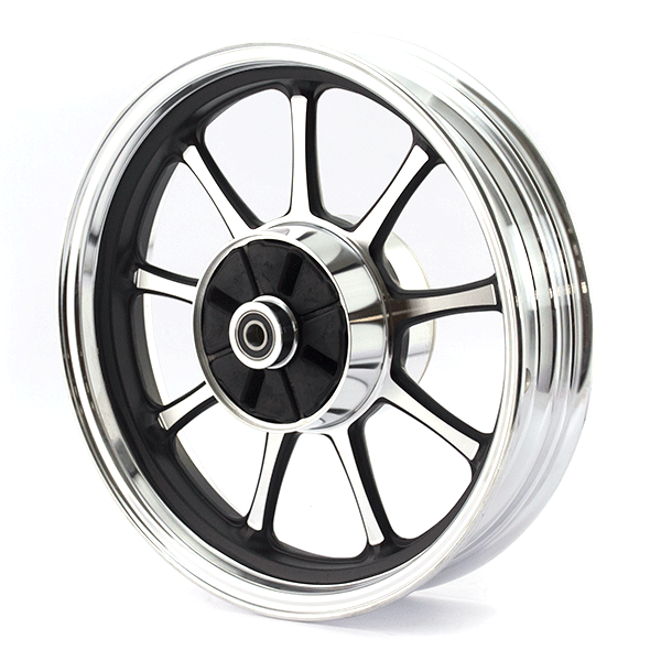 Rear Silver/Black Multi-Spoke Wheel 15 x 3.00inch for ZS125-79-E4, ZS125-79H
