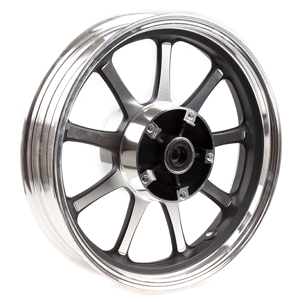 Rear Silver/Black Wheel 15 x 3.00inch for ZS125-79-E4, ZS125-79H