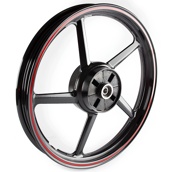 Rear Black/Red Wheel 18 x 1.85inch for TD50Q-2