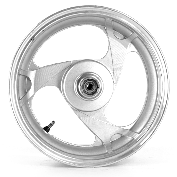 Front Silver 3 Spoke Wheel 12 x 3.50inch (Disc Brake) for YB50QT-9