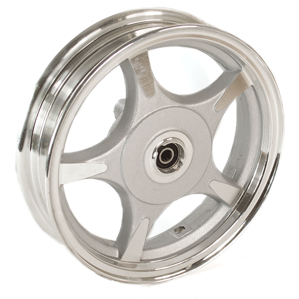 Front Silver Wheel 10 x 2.15inch (Disc Brake) for BT49QT-9, BT49QT-9LEX