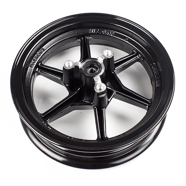Front Black Wheel 10 x 2.50inch (Disc Brake) for LJ50QT-3L, LJ50QT-5L, LJ50QT-9L-E5