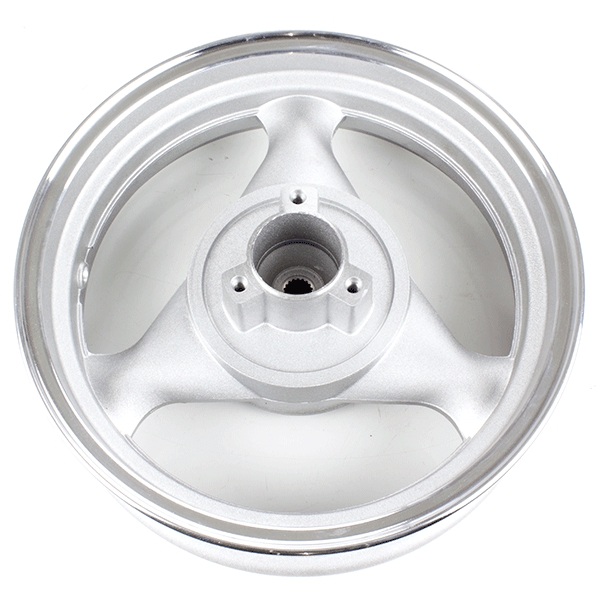 Rear Silver 3 Spoke Wheel 13 x 3.50inch (Disc Brake) for ZN125T-7H, ZN125T-7H(SINNIS), DB125T-7H