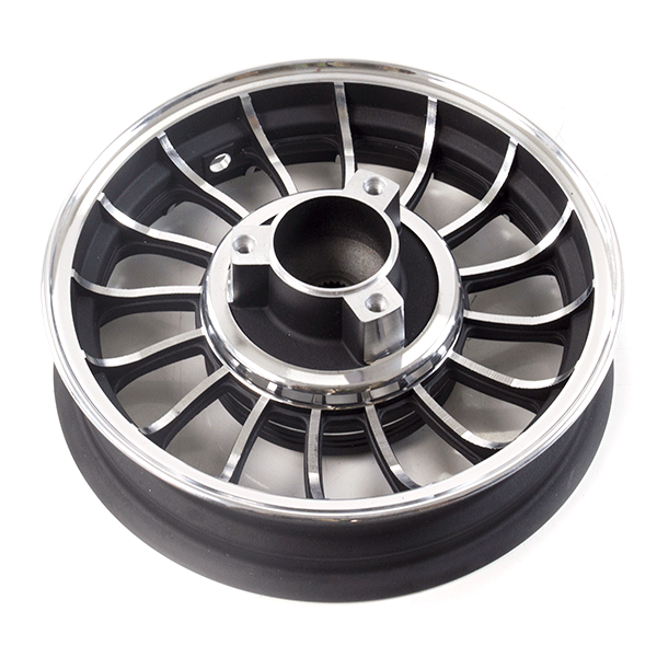 Rear Silver/Black Wheel 10 x 2.50inch (Disc Brake) for FT125T-27-E4
