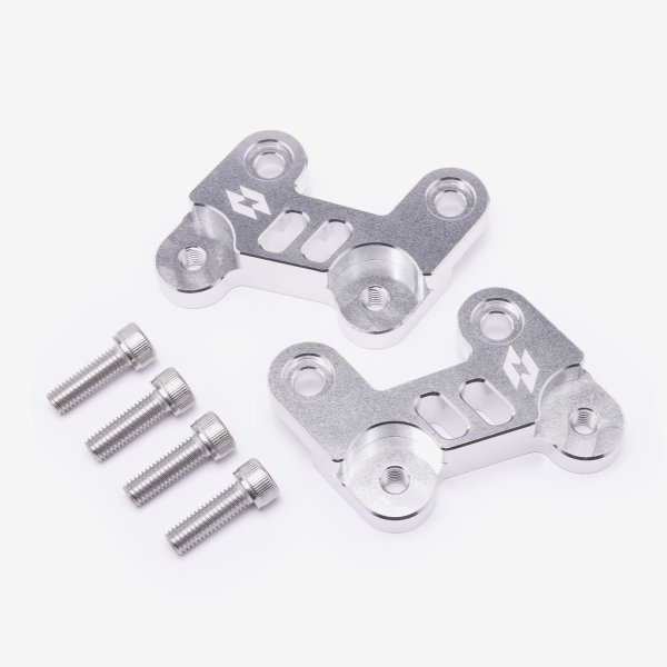 Full-E Charged Footpeg Lowering Bracket Silver