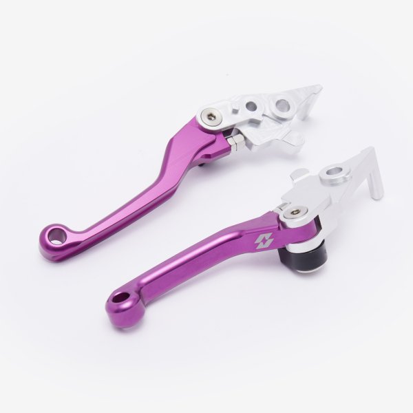Full-E Charged Adjustable Brake Levers for Ultra Bee Purple