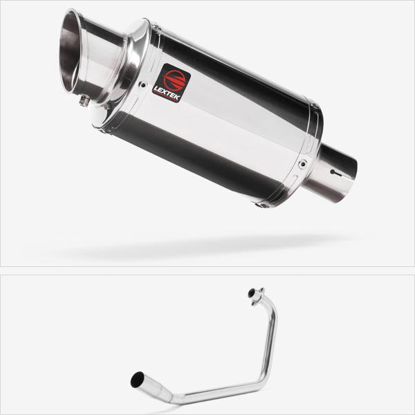 Lextek YP4 S/Steel Stubby Exhaust System 200mm for Lexmoto ZSX125