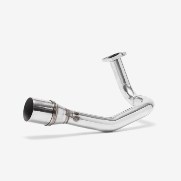 Lextek Stainless Steel Downpipe for GY6 50cc Scooter Downpipe  (2006-2016)