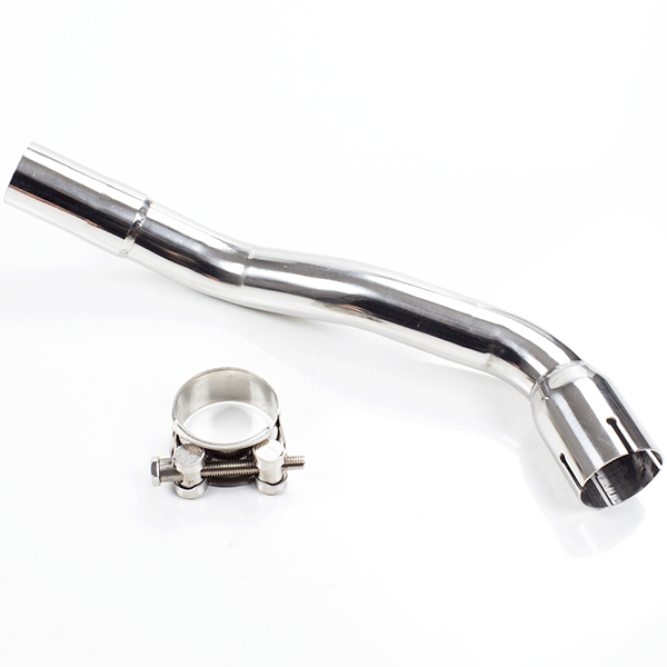Lextek Stainless Steel Downpipe with Link Pipe for Pulse XF250GY (2006-2015)