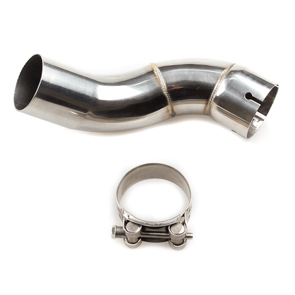 Lextek YP4 S/Steel Stubby Exhaust with Link Pipe for Kawasaki Z900 (17-19)