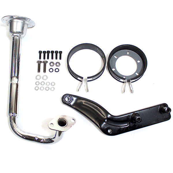 Sports Exhaust 139QMB for 50cc Scooters (type 2)