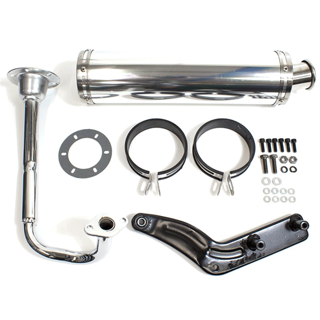 GY6 139QMB 139QMA 49cc 50cc Chinese Brand Exhaust Downpipe Type 1 Road Legal Scooter 