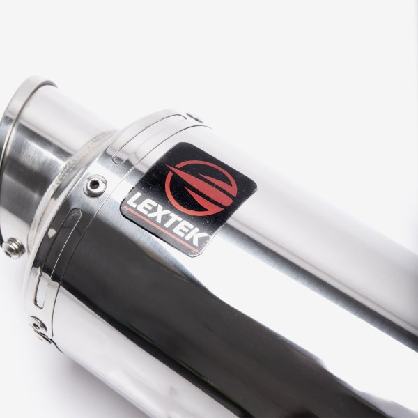 Lextek YP4 S/Steel Stubby Exhaust Silencer 51mm