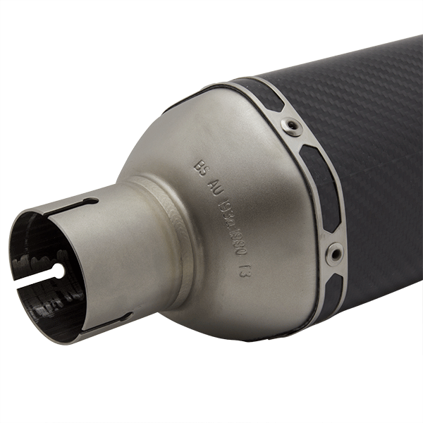 Lextek SP8C Carbon Fibre Hexagonal Exhaust Silencer 51mm