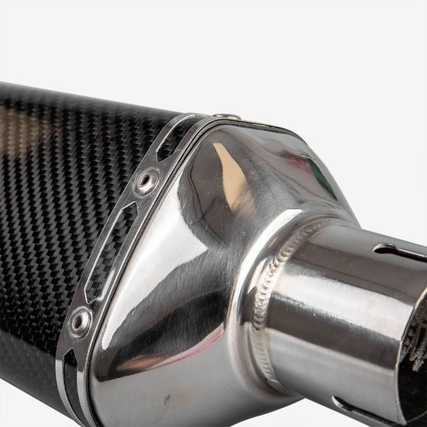 Lextek SP7C Gloss Carbon Fibre Silencer 51mm