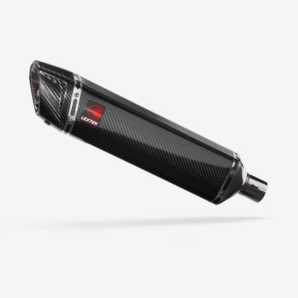 Lextek SP7C Gloss Carbon Fibre Silencer 51mm