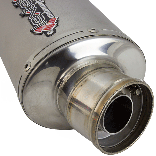 Lextek OP1 Matt S/Steel Exhaust Silencer 51mm