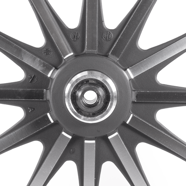 Multi-Spoke Front Wheel 18x1.85 Silver/Black (Disc Brake)