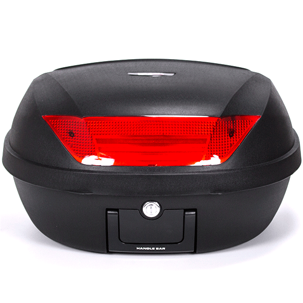 Lextek Motorcycle/Scooter Luggage Top Box 52L with Carry Handle