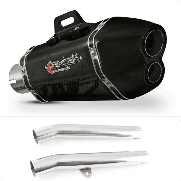 Lextek XP13C Exhaust Kit with Link Pipes for Honda CBR1100XX Blackbird (96-07)