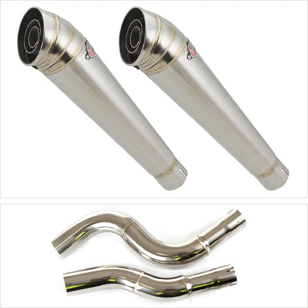 Lextek MP4 Exhaust Kit with Link Pipe for KTM 990 Adventure (06-12) / Adventure R (06-12) /