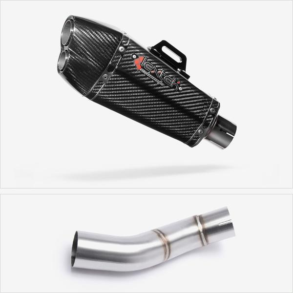 Lextek XP13C with With Link Pipe for TRIUMPH STREET TRIPLE 765