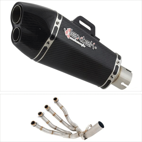 Lextek XP13C Exhaust System with Link Pipe for YAMAHA FZ1 (06-15)