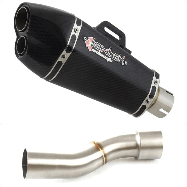 Lextek XP13C with Link Pipe for Ducati Monster 1200 (14-19)