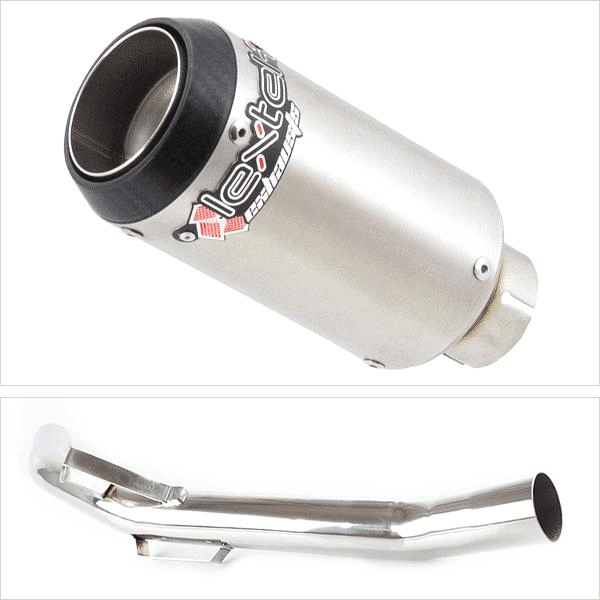 Lextek CP1 Exhaust System with Link Pipe for Triumph Explorer 1200 (12-18)